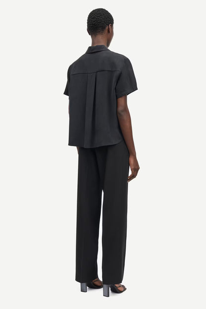 Mina SS Shirt 14028 Black Samsoe Samsoe
