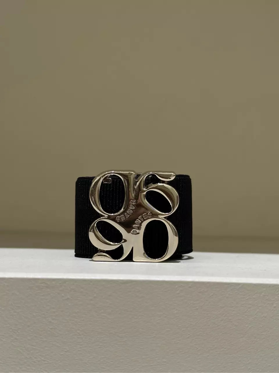 Motif Elastic Belt Black Dante6