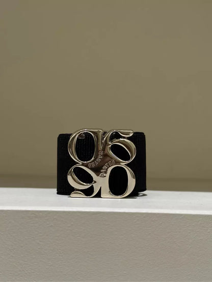 Motif Elastic Belt Black Dante6