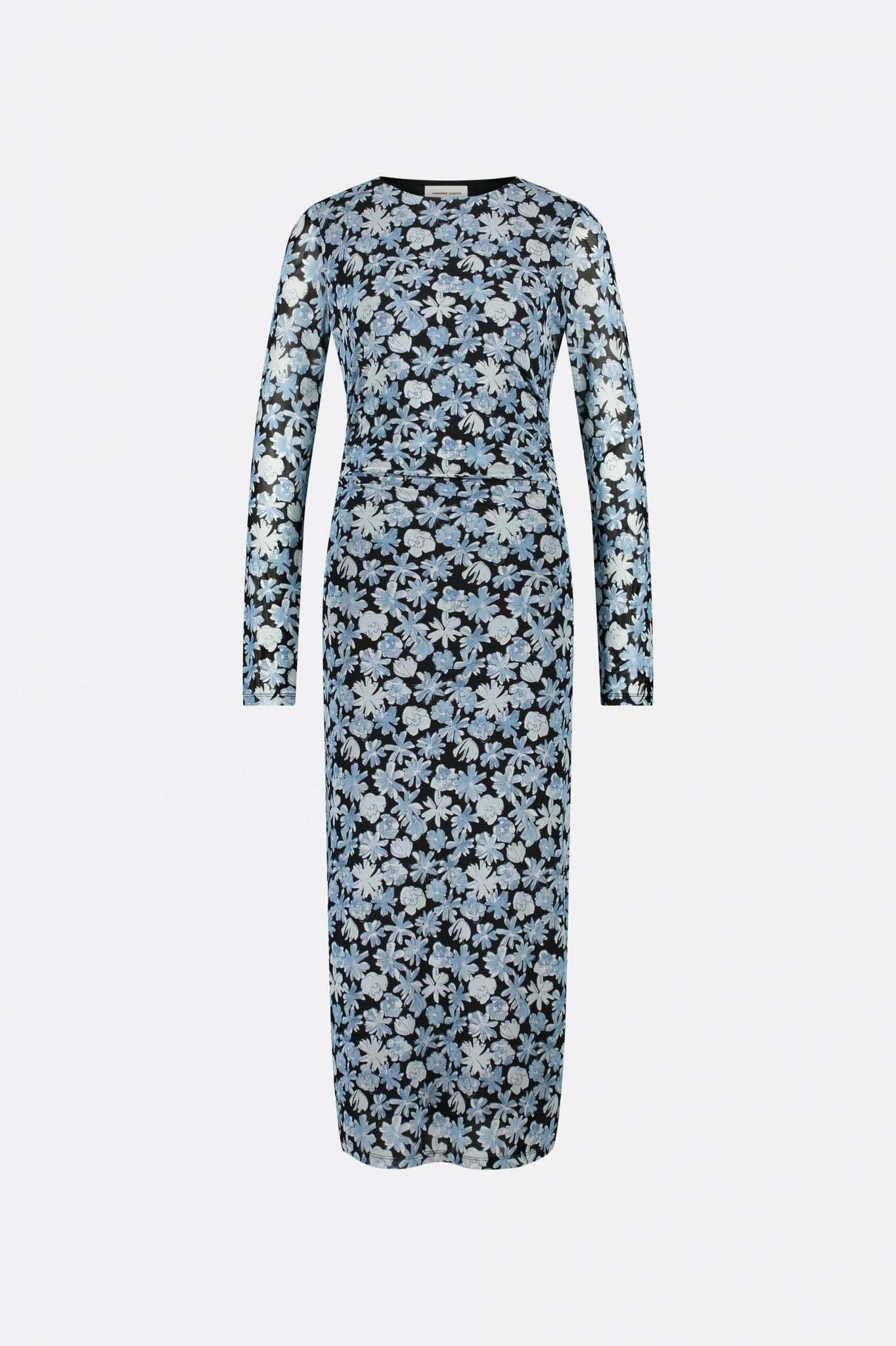 Zita Dress Black/Bright Blue Fabienne Chapot