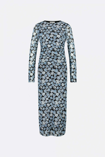 Zita Dress Black/Bright Blue Fabienne Chapot