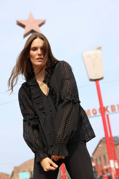 Lyoncras Blouse Black Cras