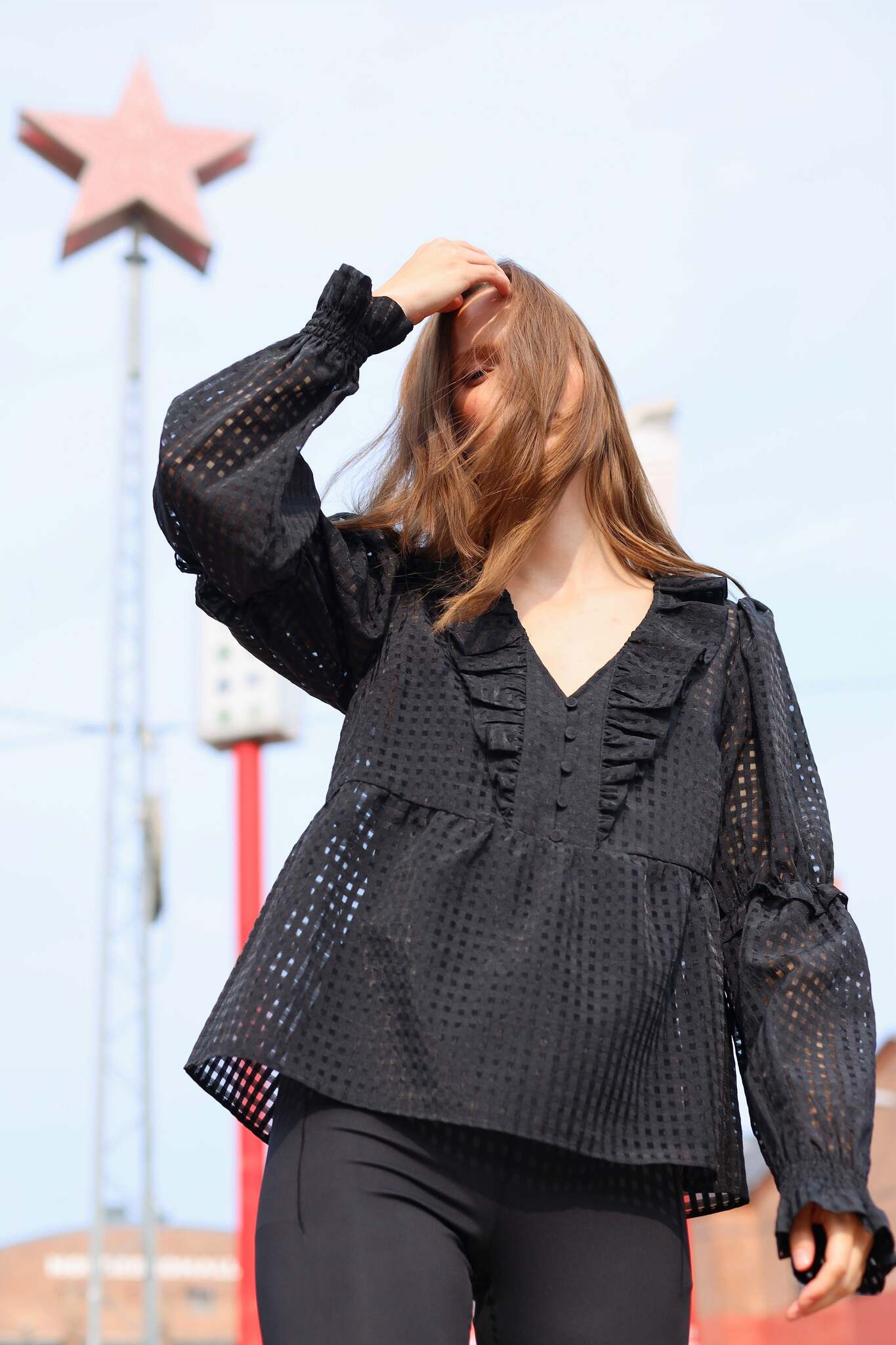 Lyoncras Blouse Black Cras