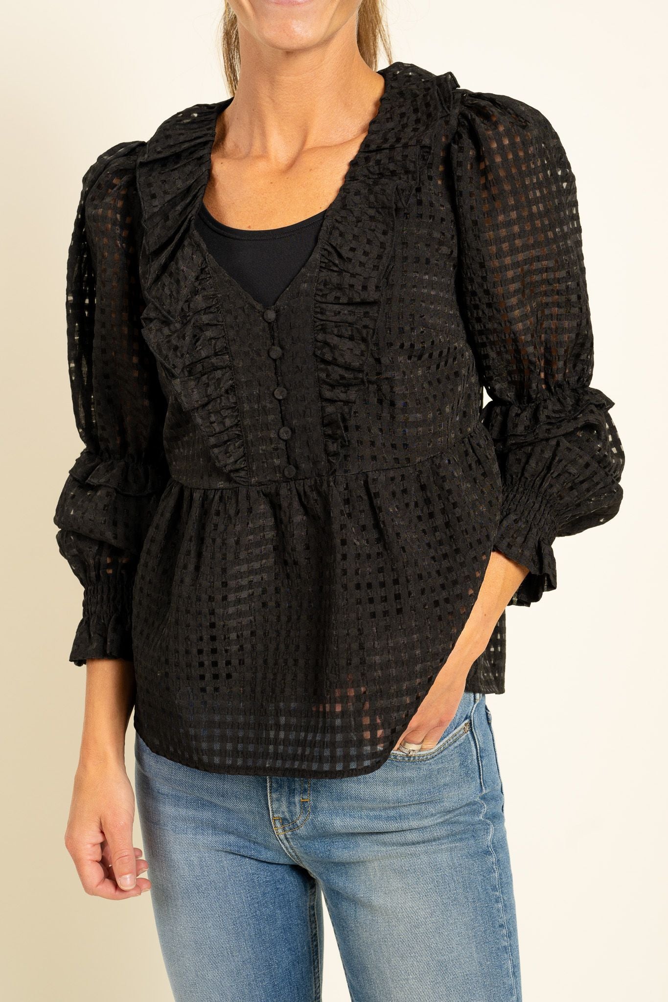 Lyoncras Blouse Black Cras
