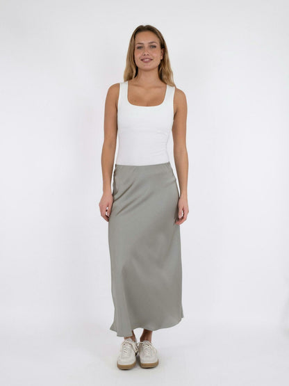 Bovary Skirt Smoke Green Neo Noir