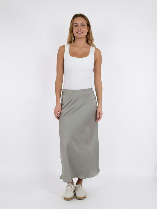 Bovary Skirt Smoke Green Neo Noir