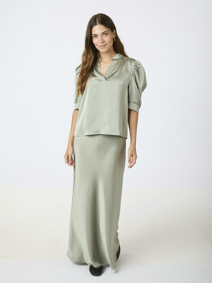 Bovary Skirt Smoke Green Neo Noir