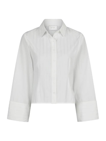 Rosa Solid Shirt White Neo Noir