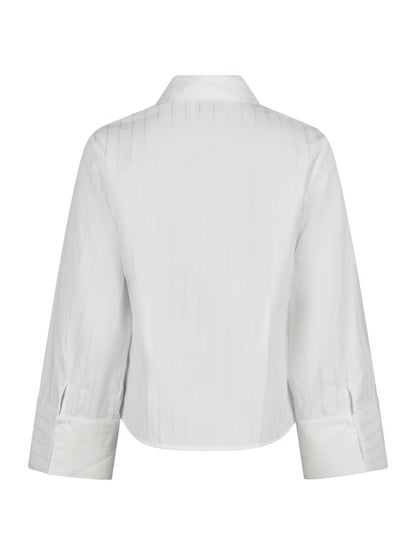 Rosa Solid Shirt White Neo Noir