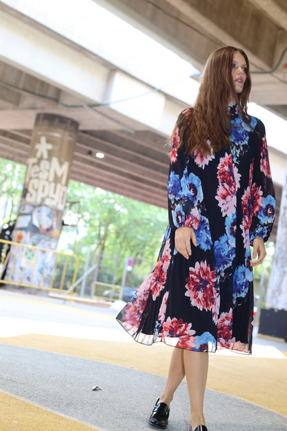 Binacras Dress Black Blossom Cras