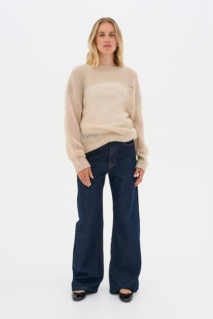 The Louis 139 High Wide Jeans Dark Blue Un-Wash My Essential Wardrobe