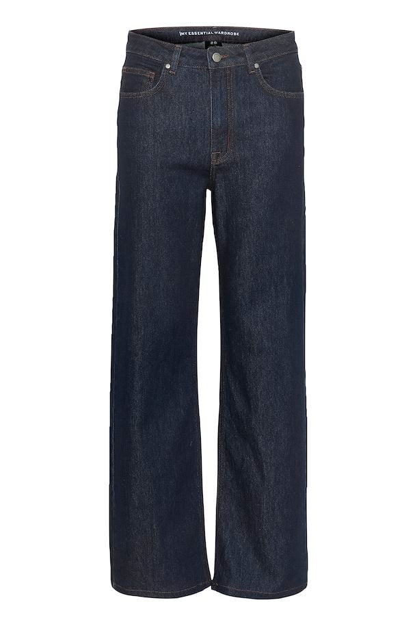 The Louis 139 High Wide Jeans Dark Blue Un-Wash My Essential Wardrobe