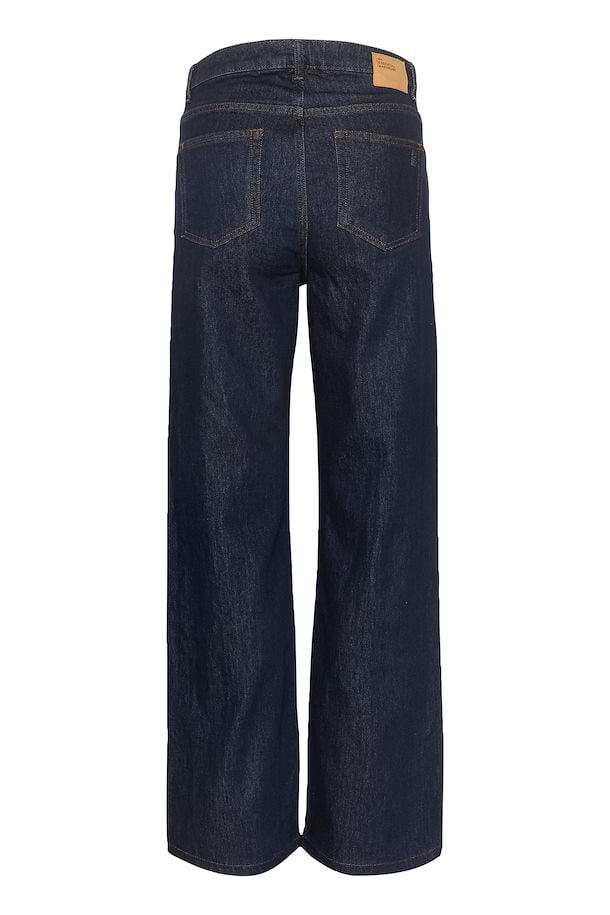 The Louis 139 High Wide Jeans Dark Blue Un-Wash My Essential Wardrobe