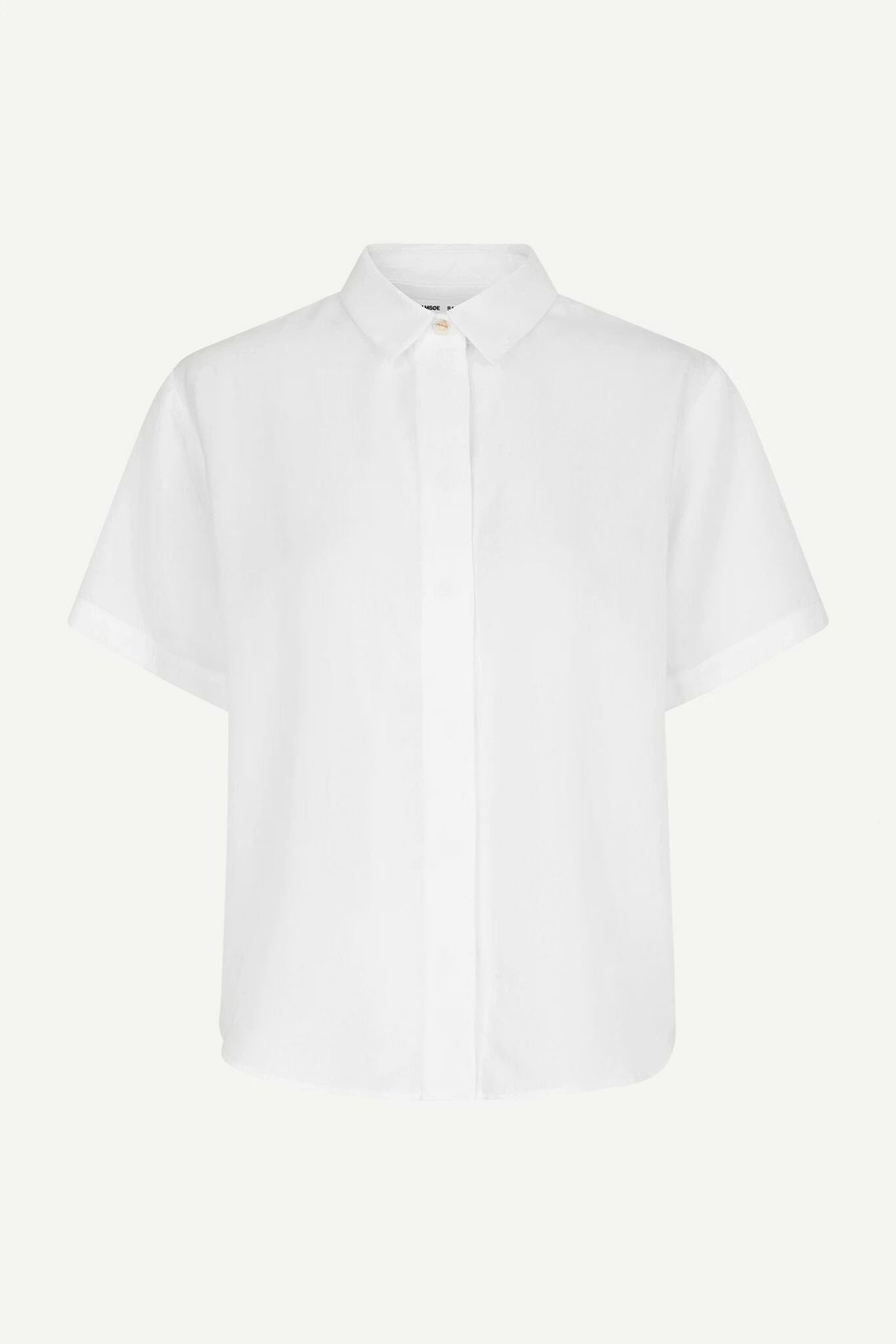 Mina SS Shirt 14028 White Samsoe Samsoe