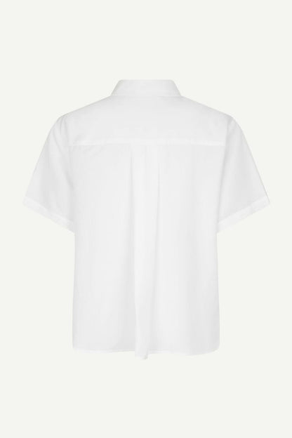 Mina SS Shirt 14028 White Samsoe Samsoe