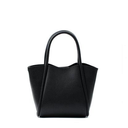 Florence Small Leather Bag Black Latalia