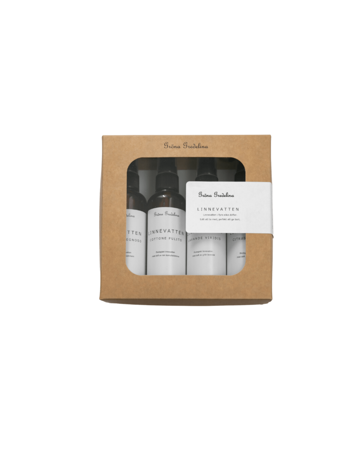 Linnevatten 4-pack Gröna Gredelina