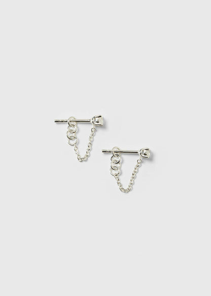 Minimalistica Solo Nova Earrings Silver Syster P
