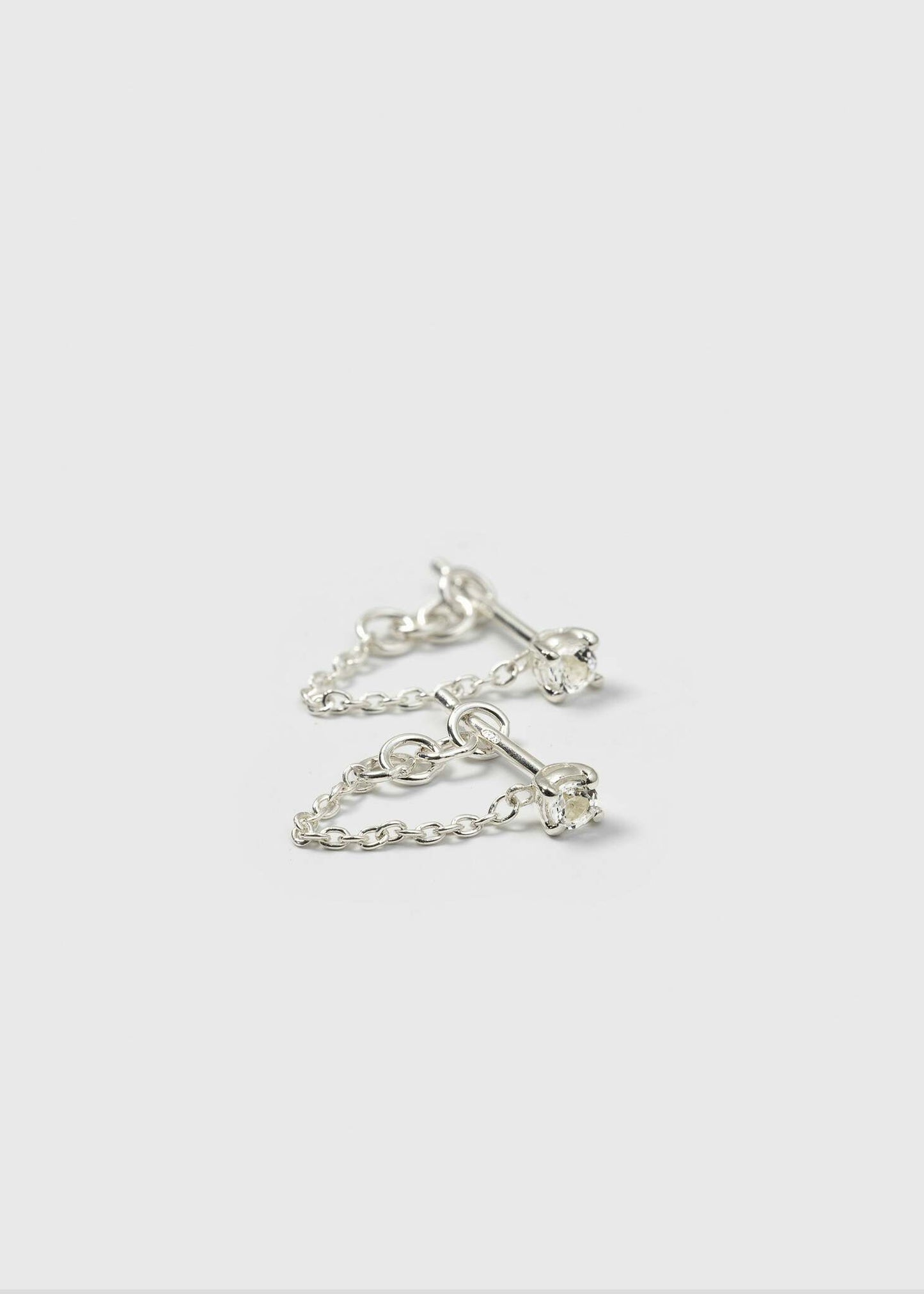 Minimalistica Solo Nova Earrings Silver Syster P