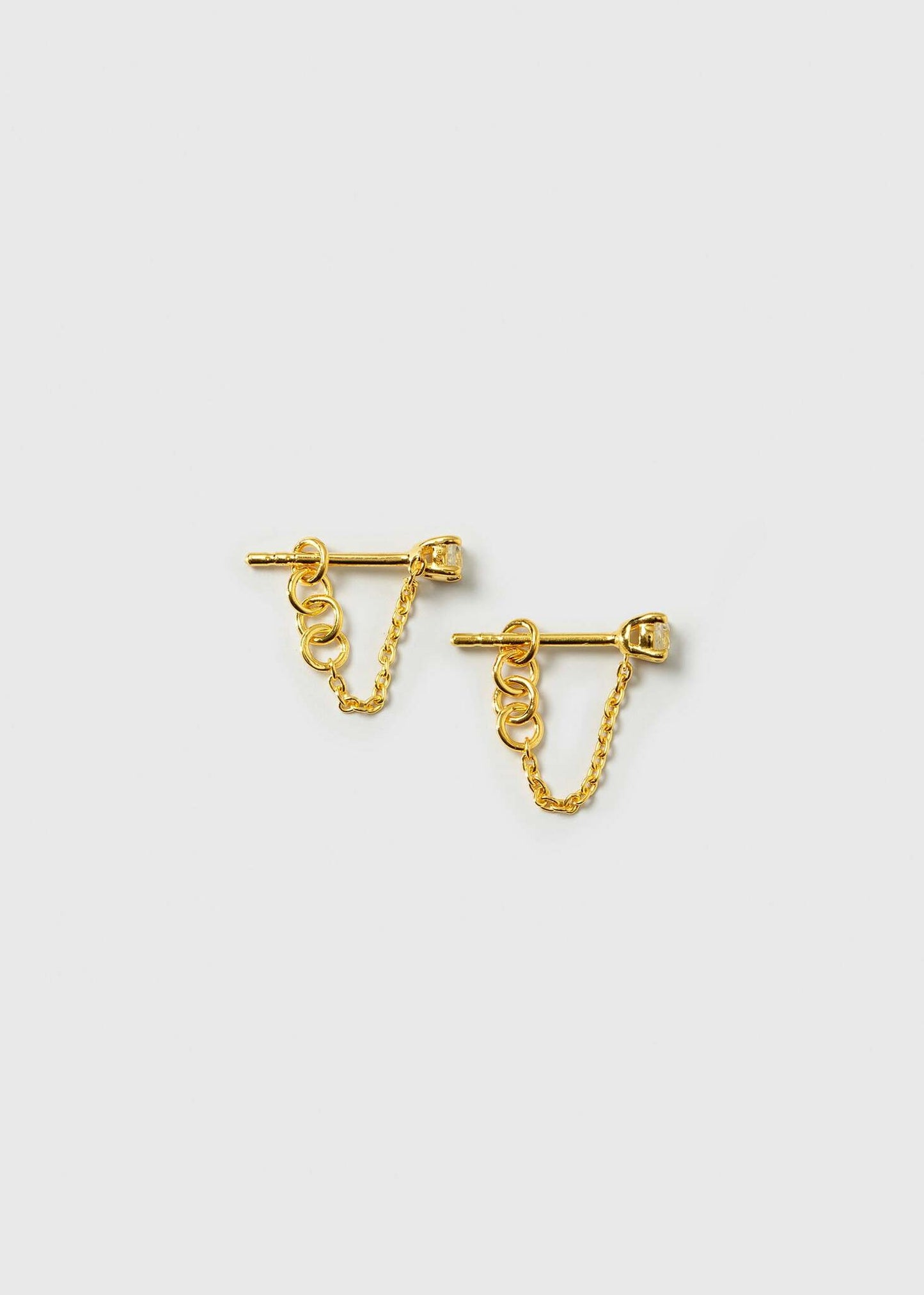 Minimalistica Solo Nova Earrings Gold Syster P