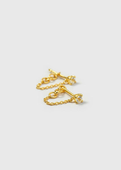 Minimalistica Solo Nova Earrings Gold Syster P