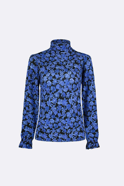 Billy Top Black/Bright Blue Fabienne Chapot