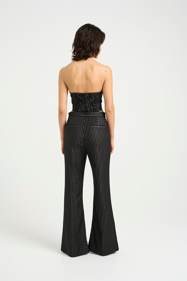 CaylinaGZ HW Pants Black Pinstripe Lurex Gestuz