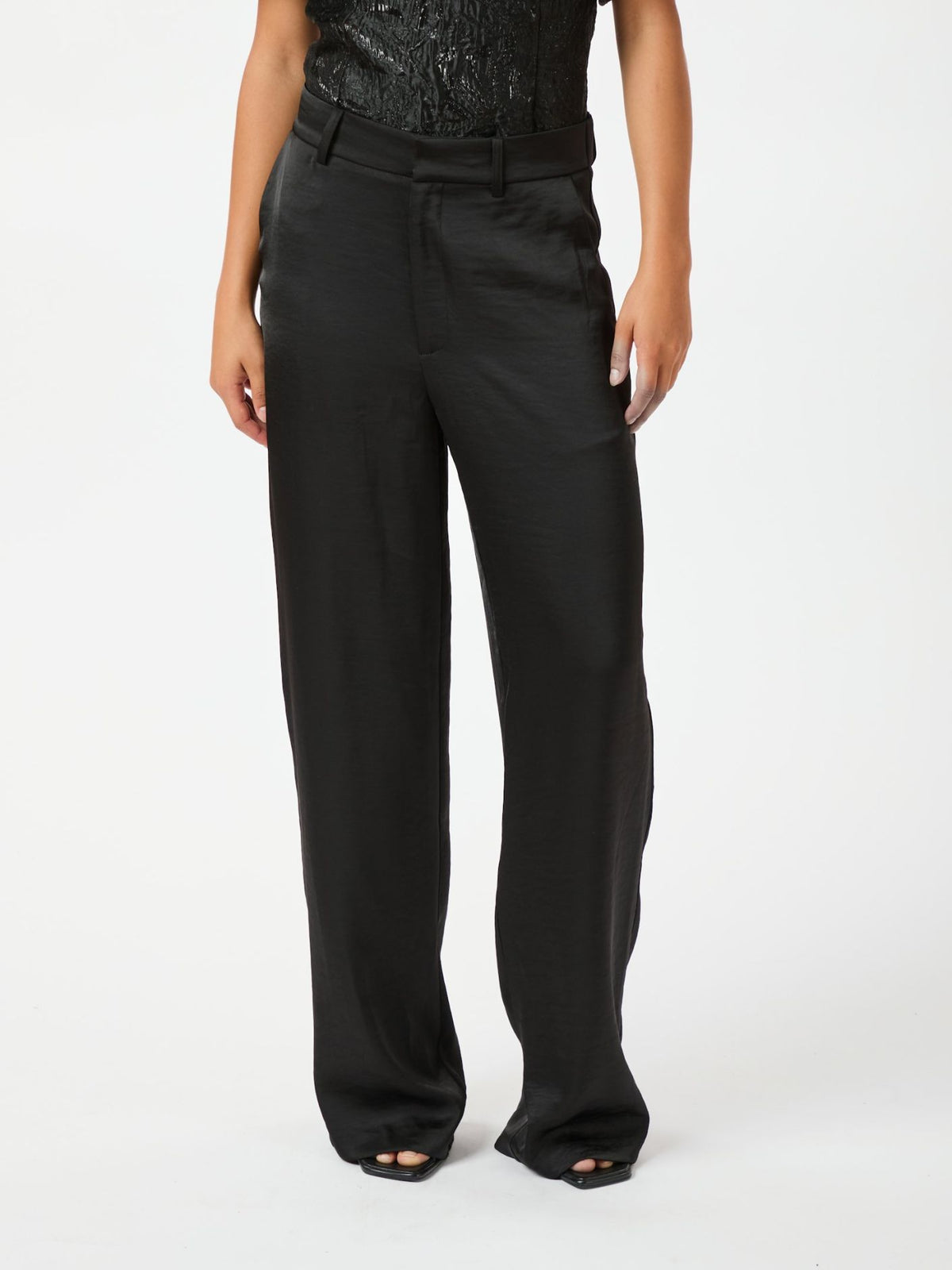 Emmett Heavy Sateen Pants Black Neo Noir