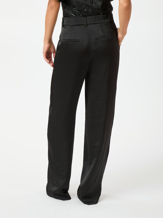 Emmett Heavy Sateen Pants Black Neo Noir
