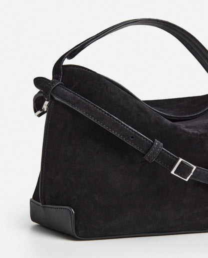 Helia Handbag Suede Black Flattered