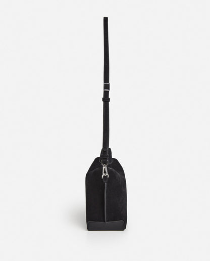 Helia Handbag Suede Black Flattered