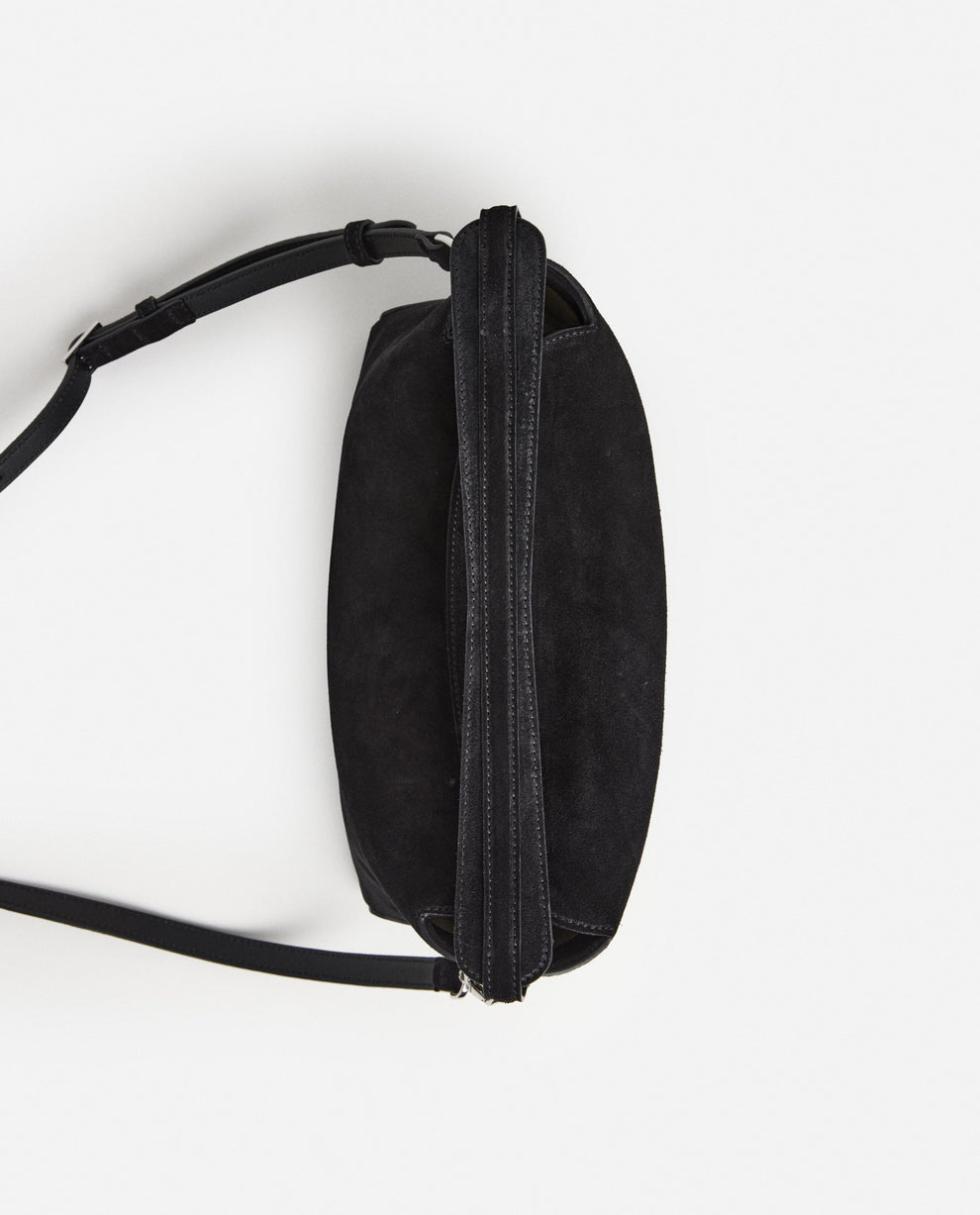 Helia Handbag Suede Black Flattered