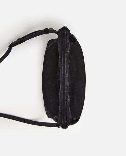 Helia Handbag Suede Black Flattered