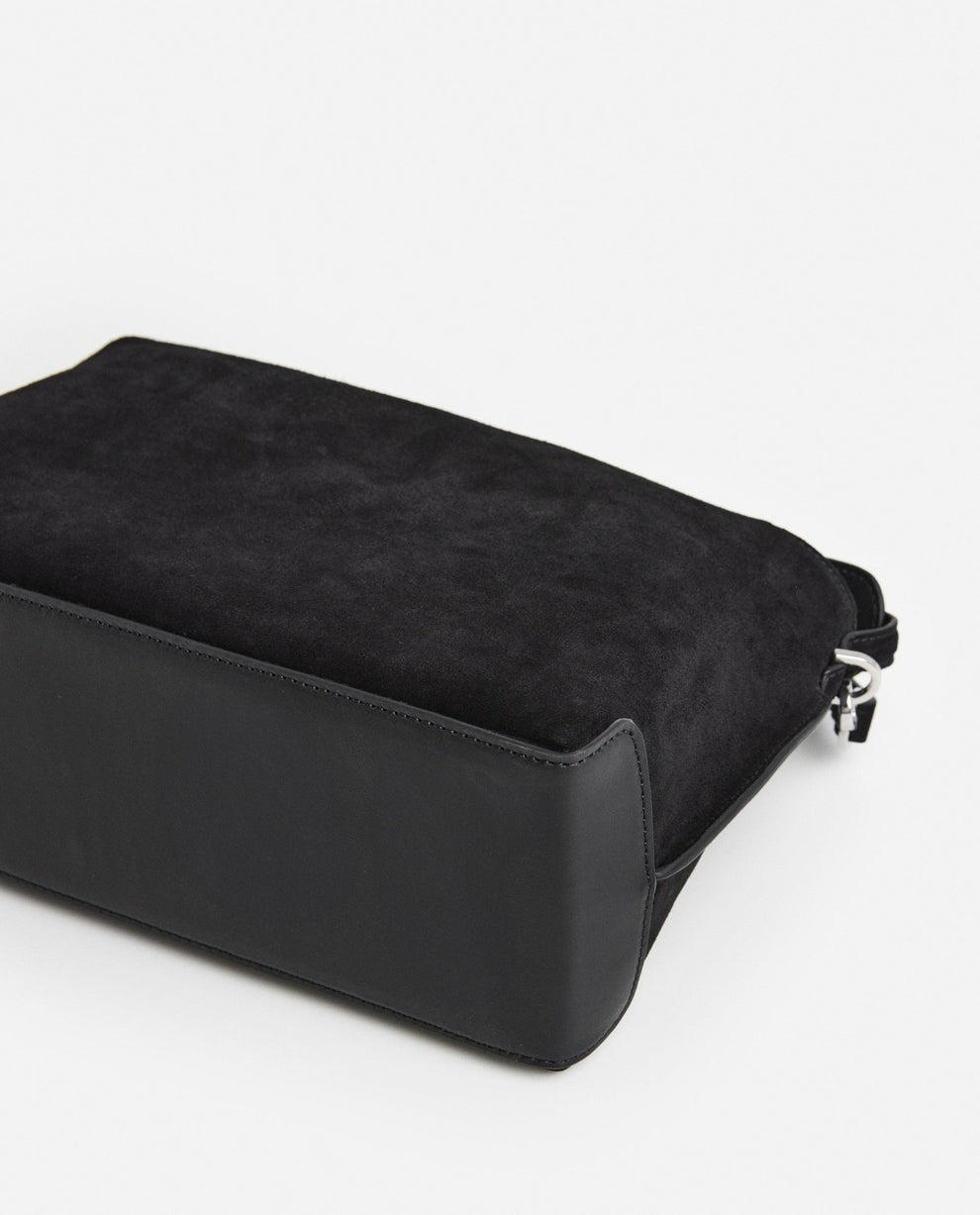 Helia Handbag Suede Black Flattered