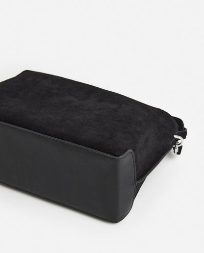 Helia Handbag Suede Black Flattered