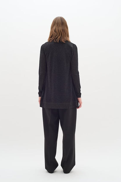 ThaniIW Cardigan Glitter Black InWear