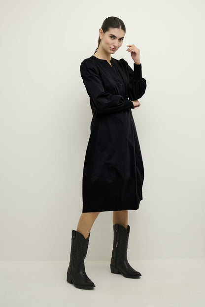 Antoinett Rib Dress Black Culture