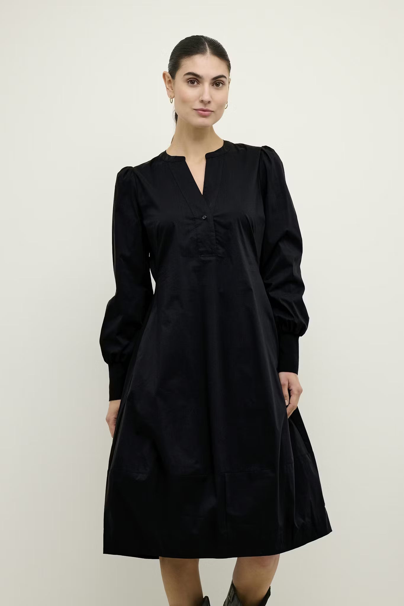 Antoinett Rib Dress Black Culture