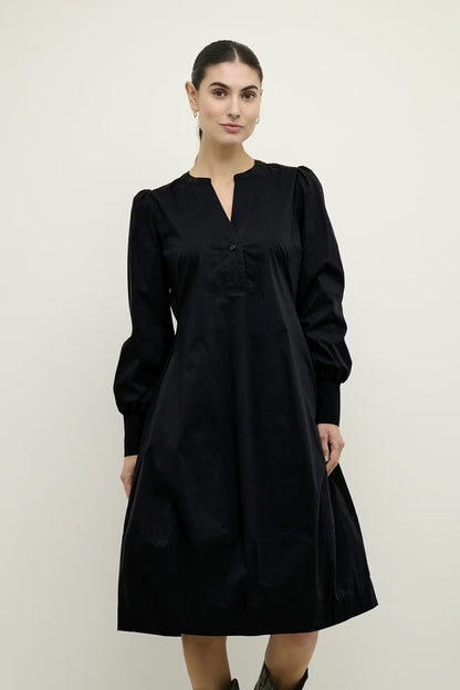 Antoinett Rib Dress Black Culture