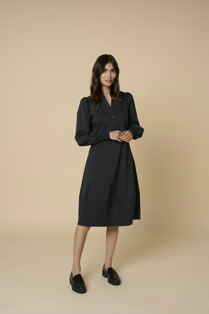 Antoinett Rib Dress Black Culture