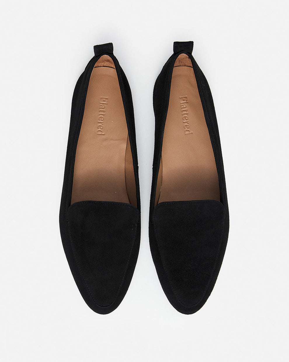 Cajsa Suede Black Loafer Flattered