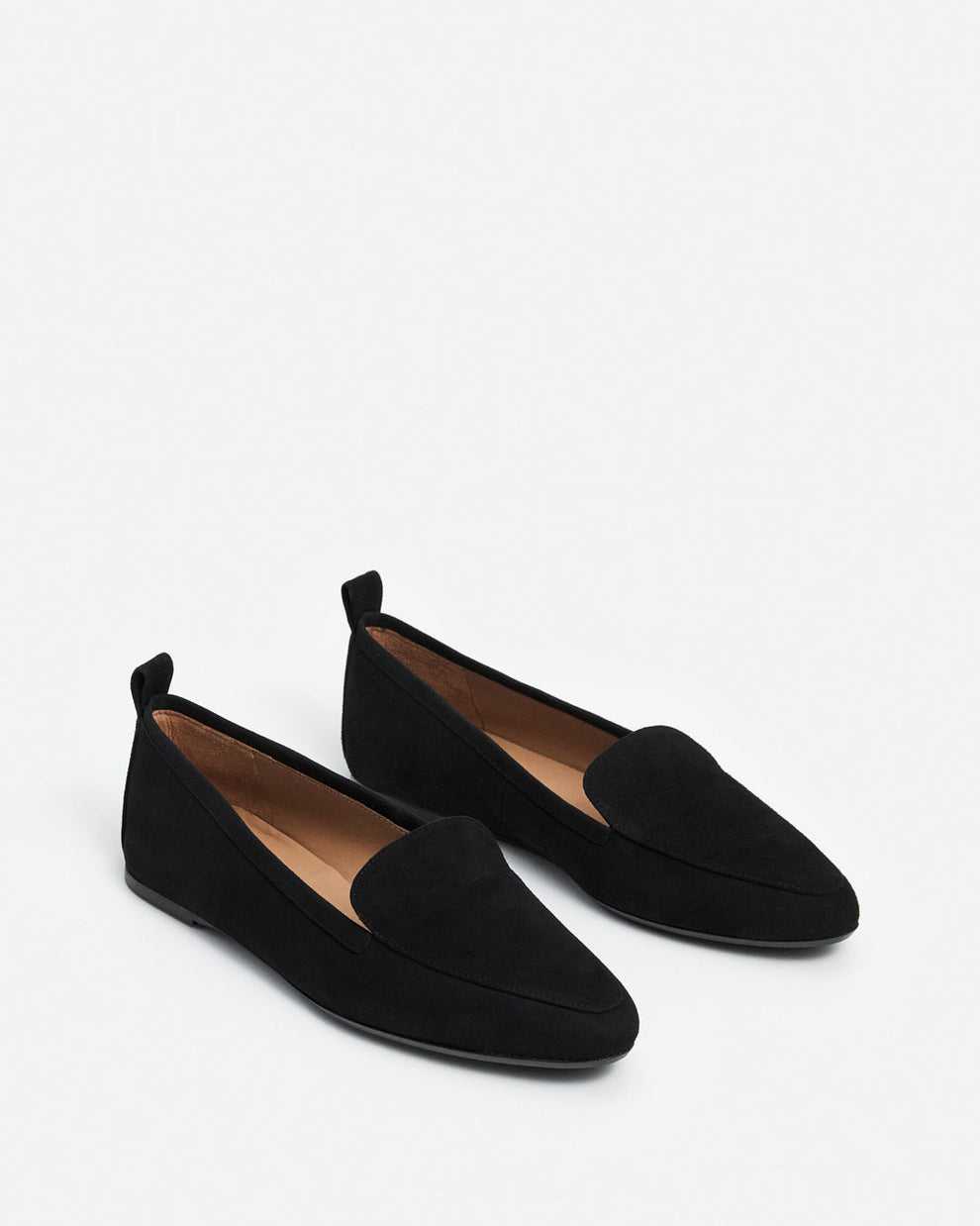 Cajsa Suede Black Loafer Flattered