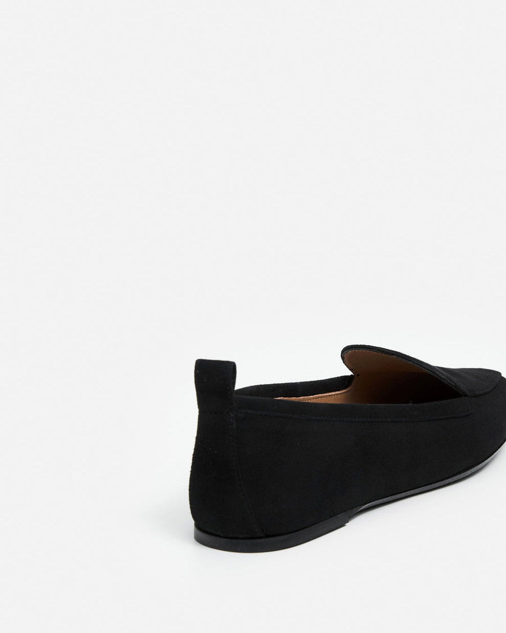 Cajsa Suede Black Loafer Flattered