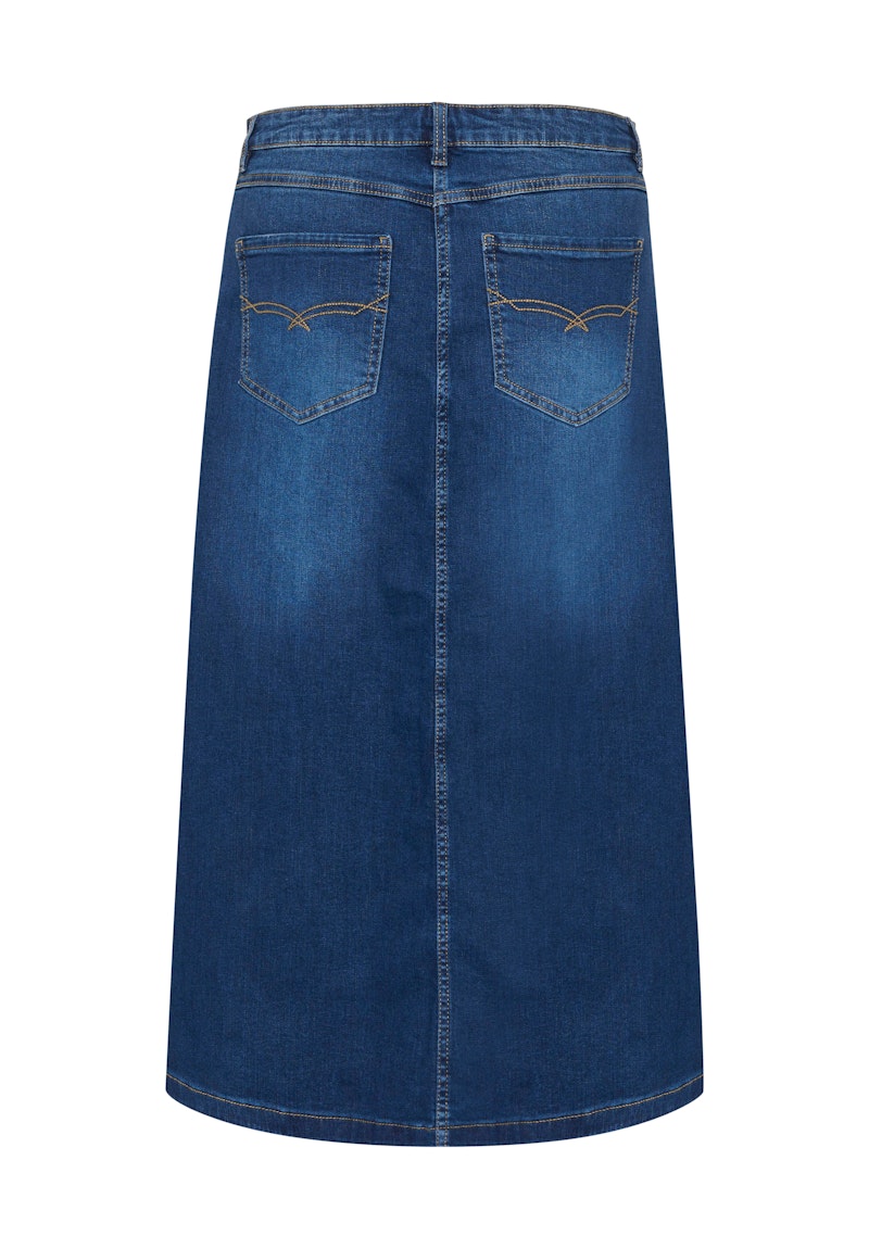 Ami Jeans Skirt Dark Blue Wash Culture