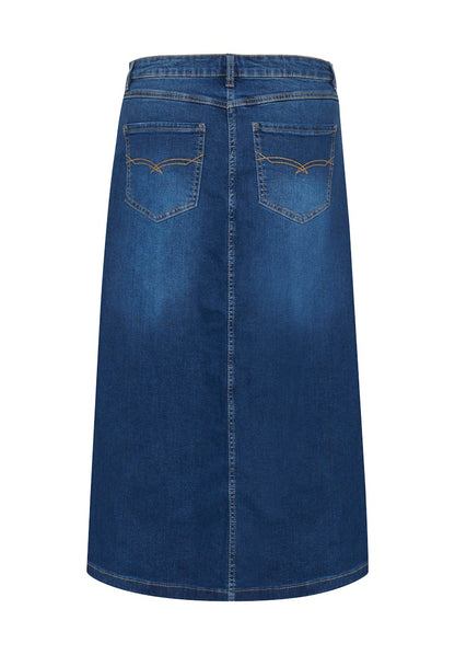 Ami Jeans Skirt Dark Blue Wash Culture