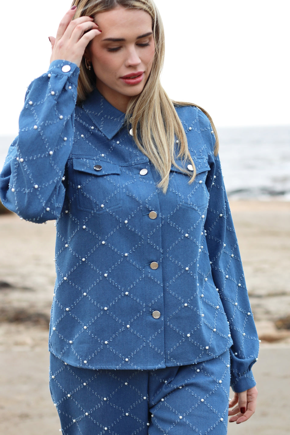 Selenacras Shirt Light Blue Cras