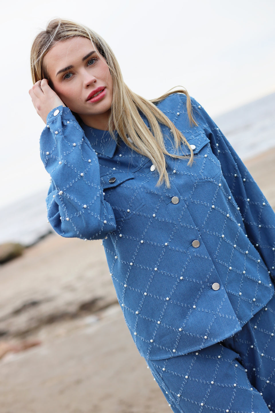 Selenacras Shirt Light Blue Cras