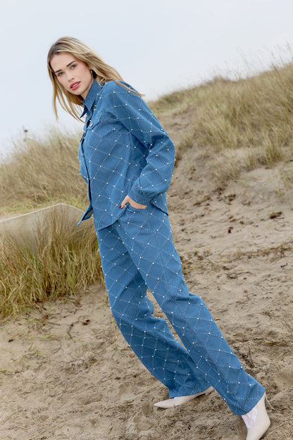 Marinacras Pants Light Blue Cras