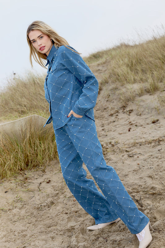 Marinacras Pants Light Blue Cras