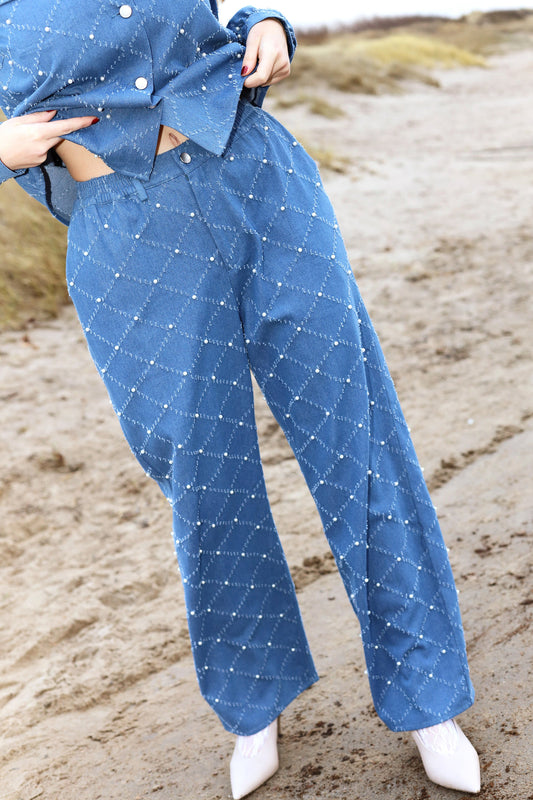 Marinacras Pants Light Blue Cras